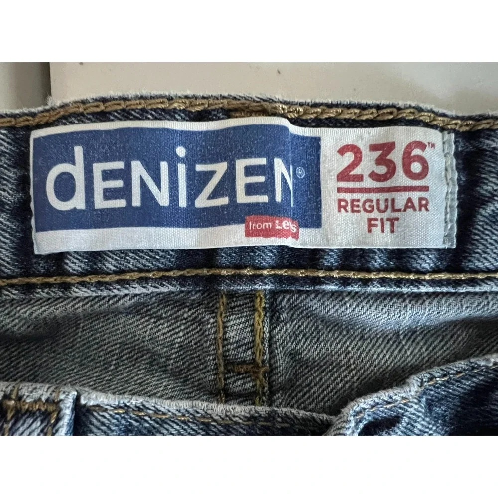 Denizen 236 Regular Fit Men Levis Jeans 33x32 (33x30) Denim Straight Leg Stretch